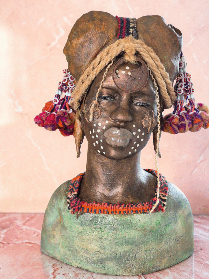 Kunst: Ayanna – Flower van kunstenaar Lilian Wessels