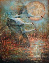 Kunst: Destination Unknown van kunstenaar Evelyn Hamilton