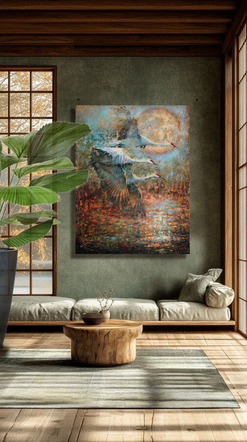 Kunst: Destination Unknown van kunstenaar Evelyn Hamilton