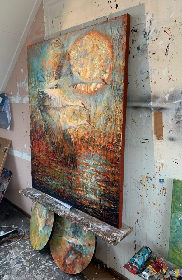 Kunst: Destination Unknown van kunstenaar Evelyn Hamilton