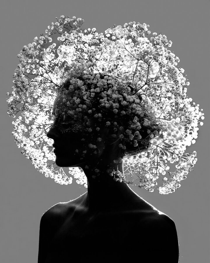 Kunst: Silhouette 7 van kunstenaar Barend Houtsmuller