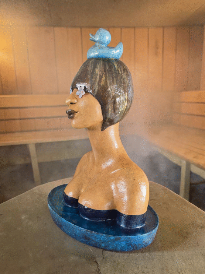 Kunst: Doris – Gift from the ocean van kunstenaar Lilian Wessels