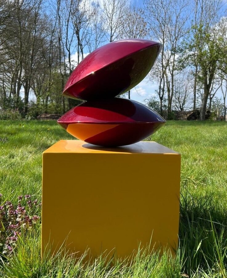 Kunst: Dos Piedras Cherry Bold van kunstenaar Angelo Moyano