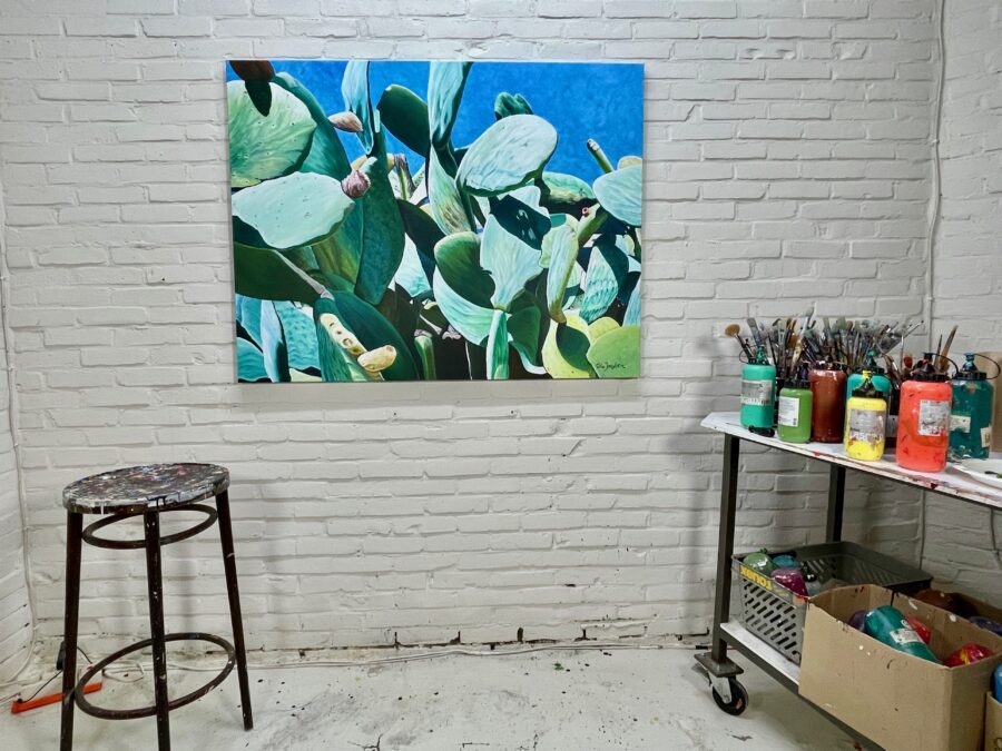 Kunst: Kaktos Two van kunstenaar Ella Joosten