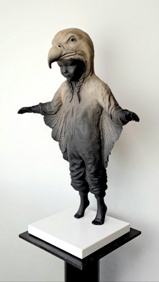 Kunst: Learning To Fly van kunstenaar Hannes Verhoeven