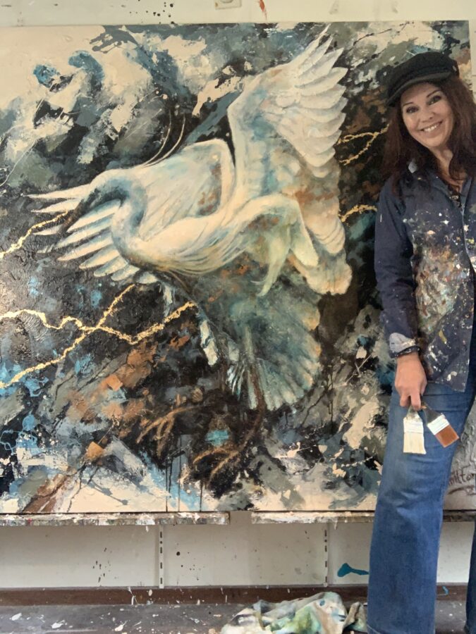 Kunst: The Wild One van kunstenaar Evelyn Hamilton