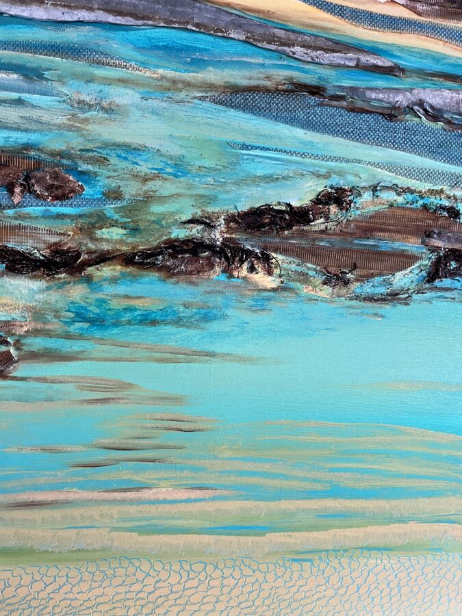Kunst: Wad fuerteventura van kunstenaar Els Vegter
