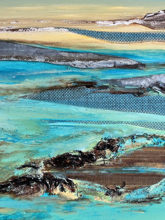 Kunst: Wad fuerteventura van kunstenaar Els Vegter