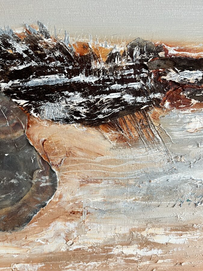 Kunst: Wad sunrise van kunstenaar Els Vegter