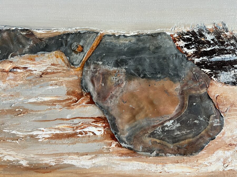 Kunst: Wad sunrise van kunstenaar Els Vegter