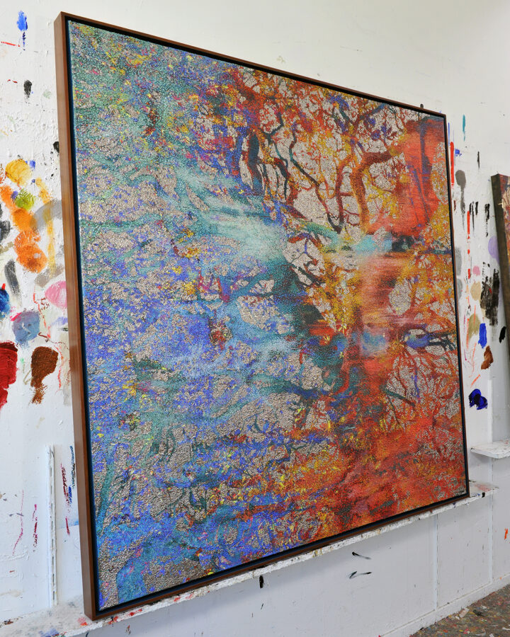 Kunst: Autumn Chestnut van kunstenaar Karin Vermeer