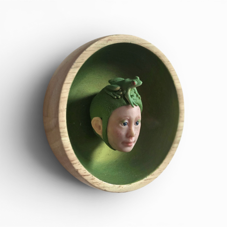Kunst: Revival ( open eyes) van kunstenaar Saskia Hoeboer