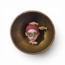 Kunst: Adrift in gold van kunstenaar Saskia Hoeboer