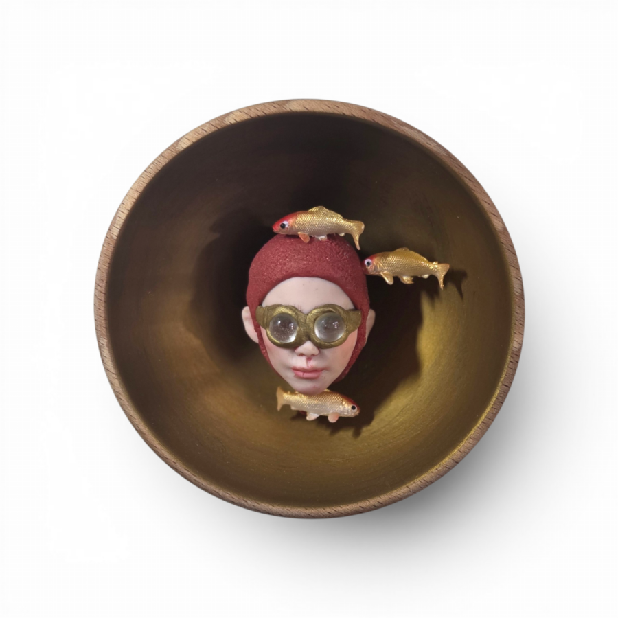 Kunst: Adrift in gold van kunstenaar Saskia Hoeboer