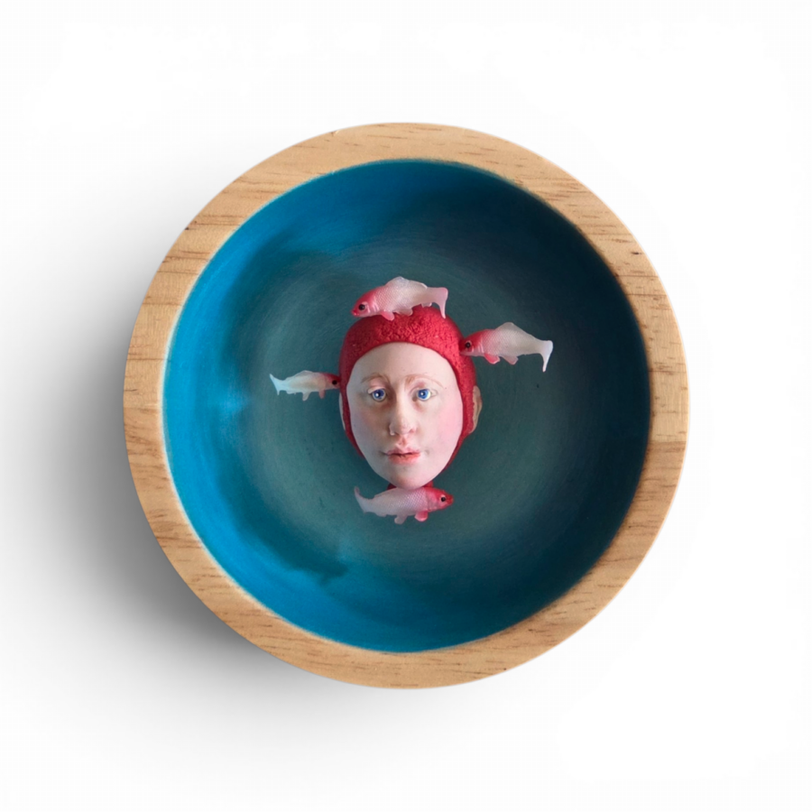 Kunst: Adrift in Aqua van kunstenaar Saskia Hoeboer
