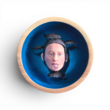 Kunst: Adrift in blue van kunstenaar Saskia Hoeboer