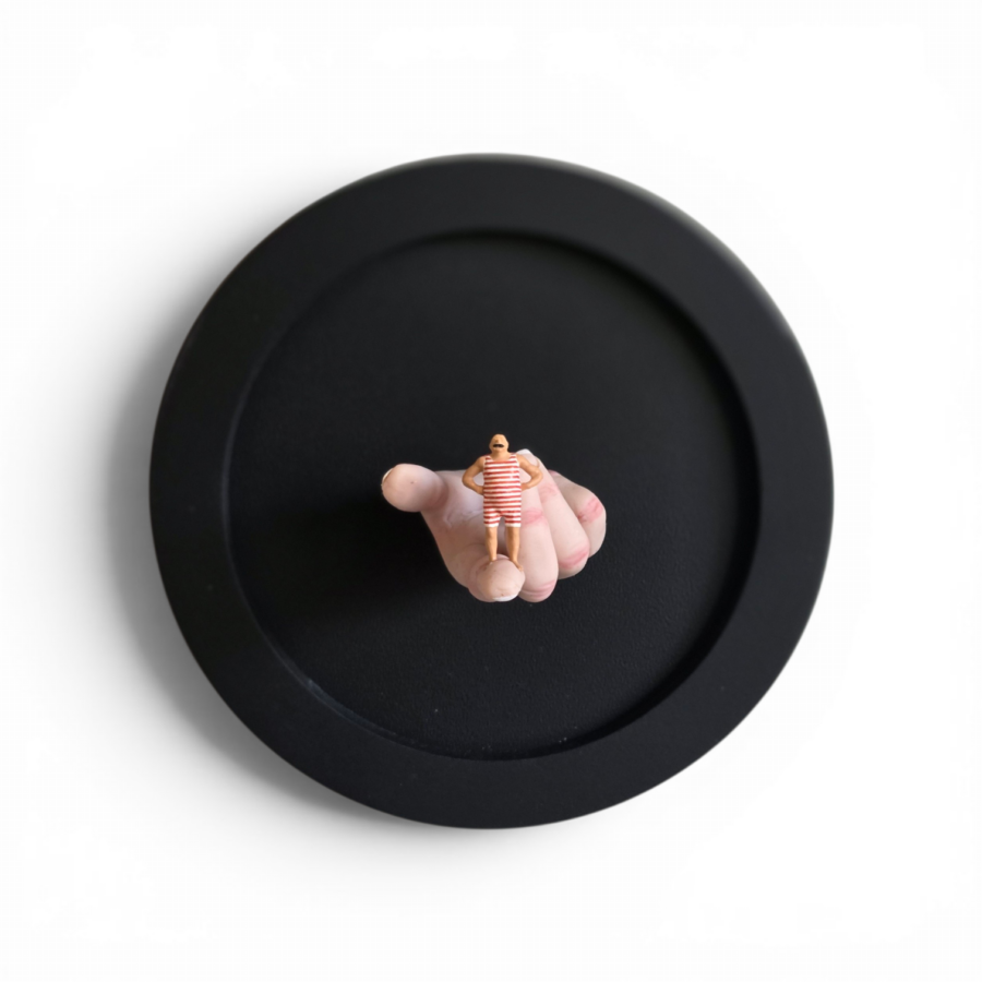 Kunst: Take the plunge. van kunstenaar Saskia Hoeboer
