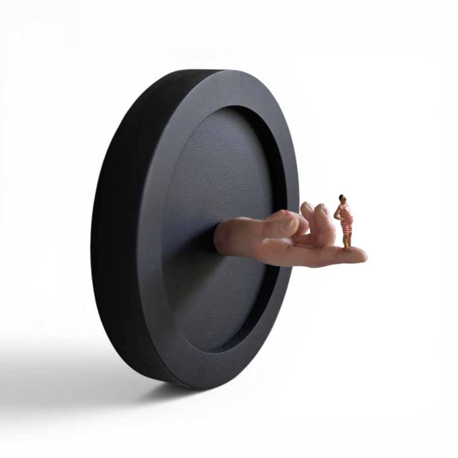 Kunst: Take the plunge. van kunstenaar Saskia Hoeboer