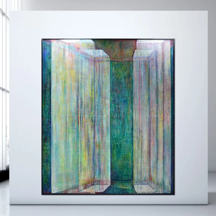 Kunst: E 2023 H van kunstenaar Martin Copier
