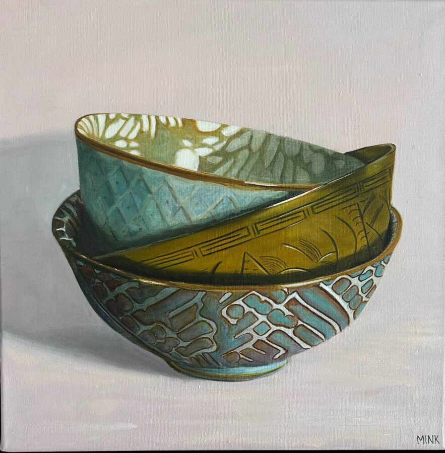 Kunst: Javea – patterns in mother of pearl van kunstenaar Minke Buikema