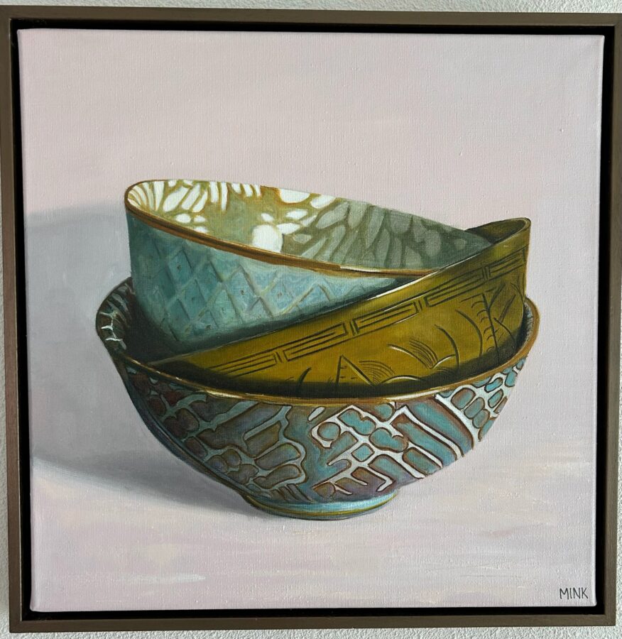 Kunst: Javea – patterns in mother of pearl van kunstenaar Minke Buikema
