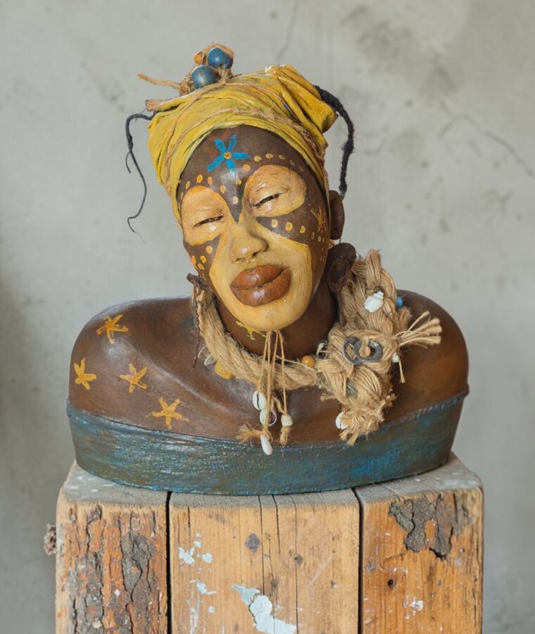 Kunst: Keisha – Golden Rain Tree van kunstenaar Lilian Wessels