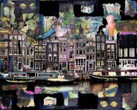 Kunst: Amsterdam View, Opus 59 van kunstenaar Geert Lemmers