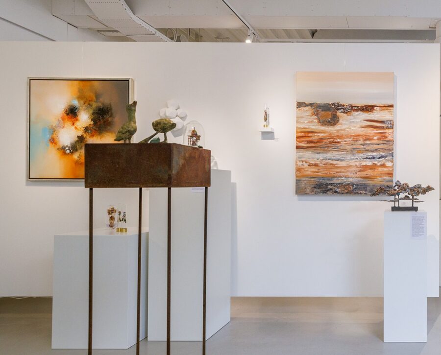 Kunst: Wad sunrise van kunstenaar Els Vegter