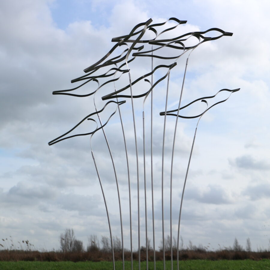 Kunst: Fly to the Sky van kunstenaar Bert Verboon