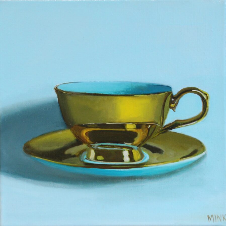 Kunst: High Tea – blue van kunstenaar Minke Buikema
