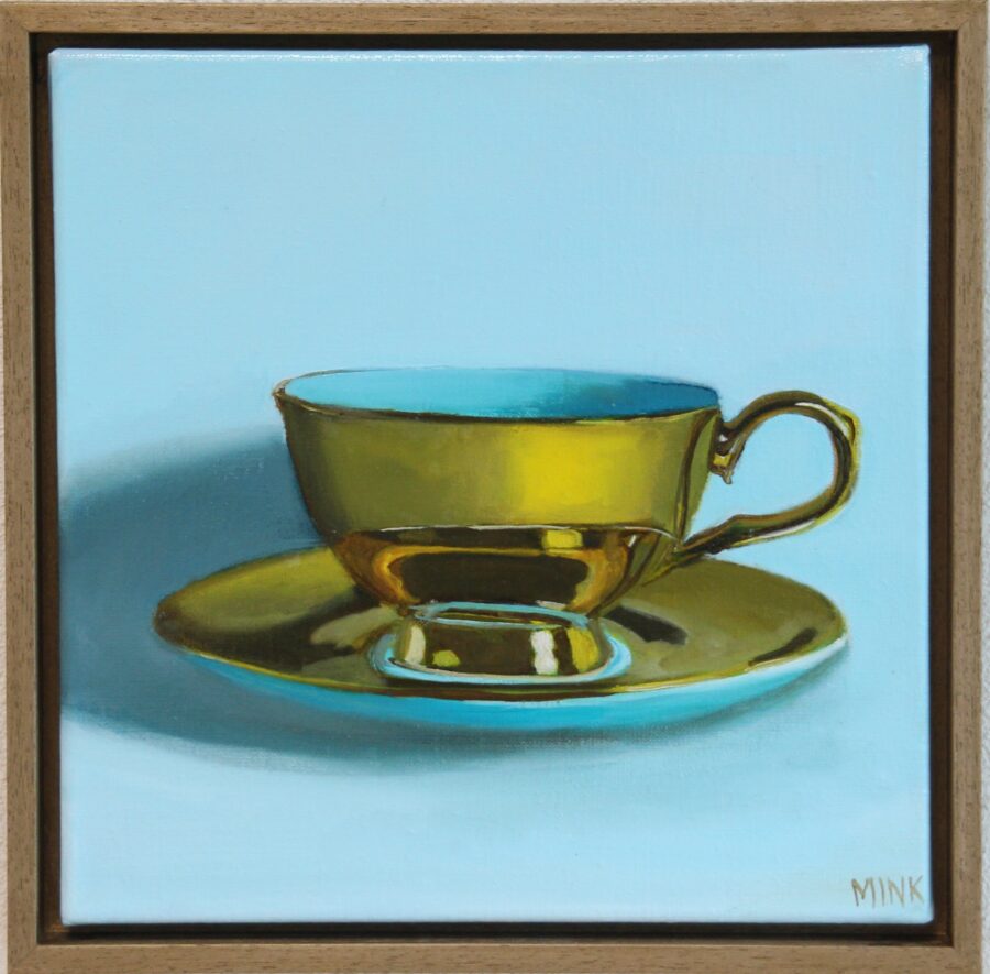 Kunst: High Tea – blue van kunstenaar Minke Buikema