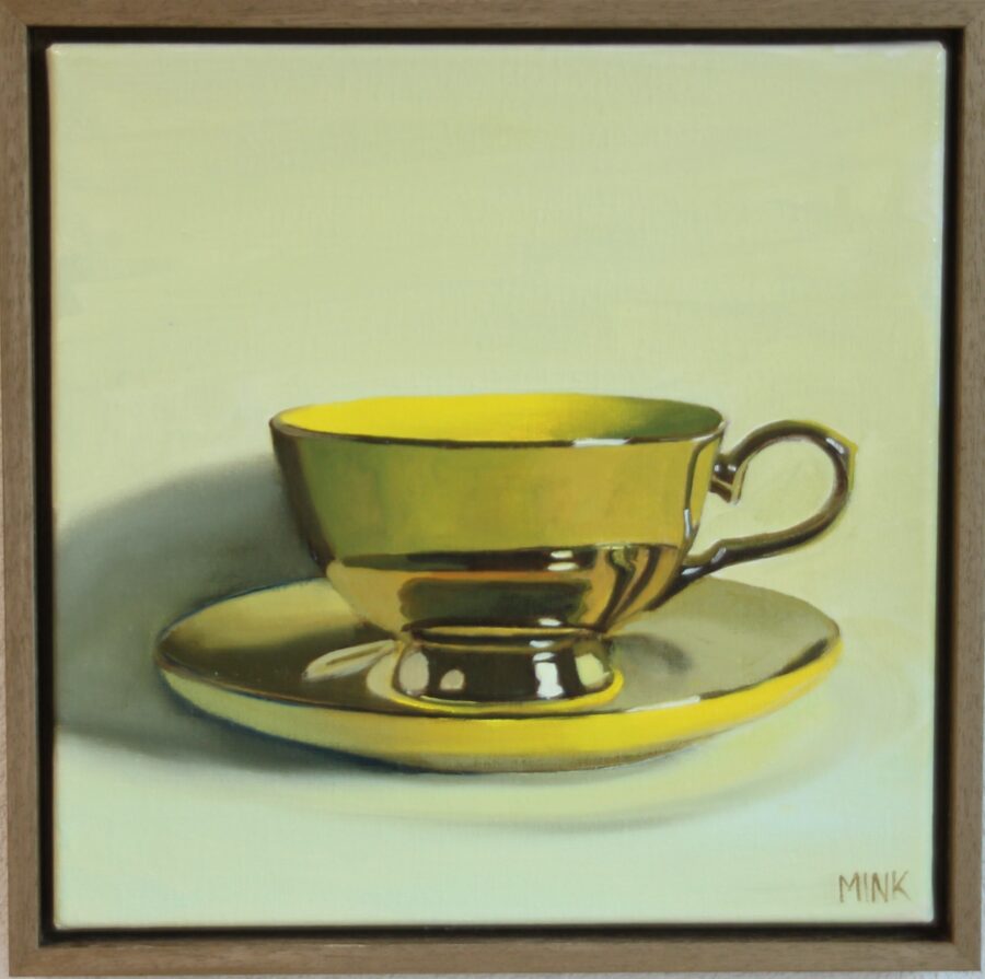 Kunst: High Tea – yellow van kunstenaar Minke Buikema