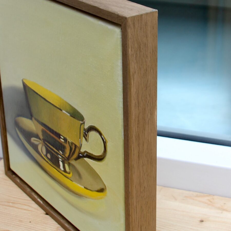 Kunst: High Tea – yellow van kunstenaar Minke Buikema