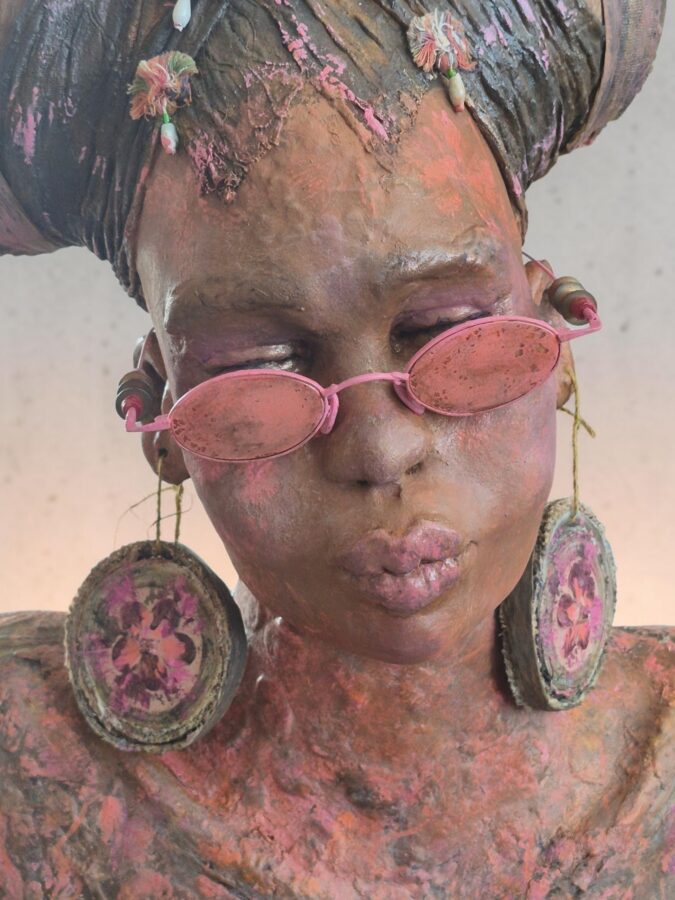Kunst: Temitope – Blij van kunstenaar Lilian Wessels