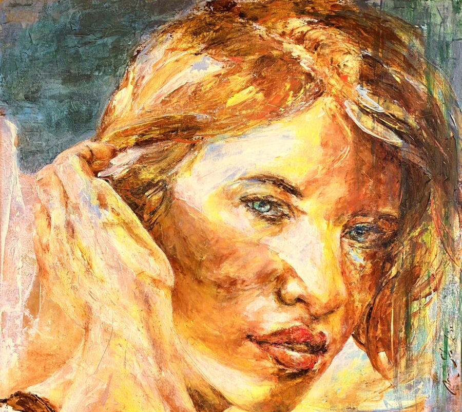 Kunst: THE WIN IS INSIDE ME van kunstenaar Bernadette Sterk