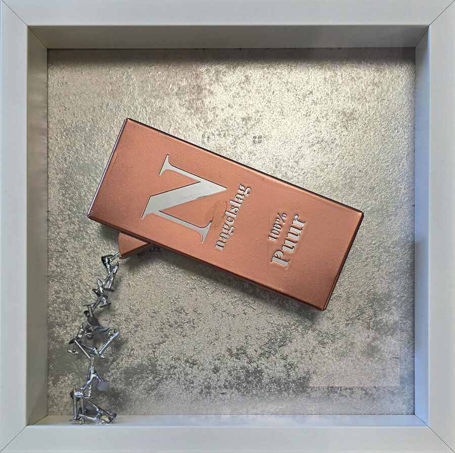 Kunst: Studded Silver, Bronze and Gold van kunstenaar Cees Hoogeveen