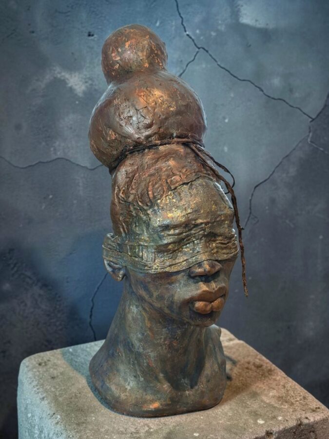 Kunst: Ngozi – Strong van kunstenaar Lilian Wessels