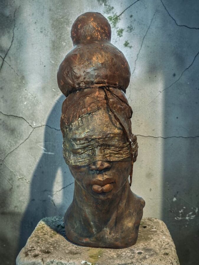 Kunst: Ngozi – Strong van kunstenaar Lilian Wessels