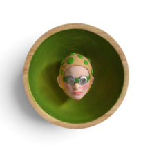 Kunst: Green Bubble van kunstenaar Saskia Hoeboer