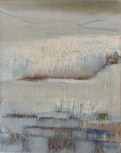 Kunst: Denim Blue van kunstenaar Laura Does