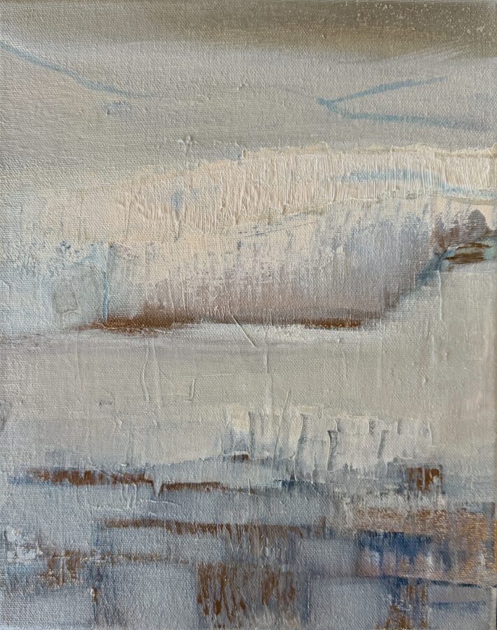 Kunst: Denim Blue van kunstenaar Laura Does