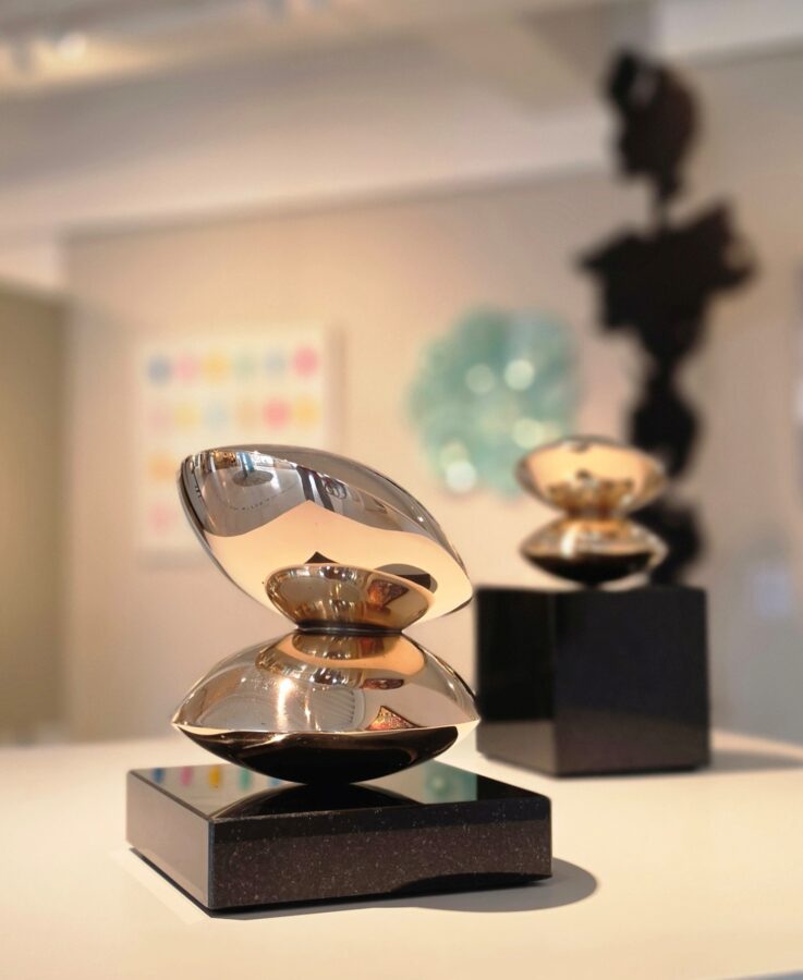 Kunst: Dos Piedras Brons van kunstenaar Angelo Moyano