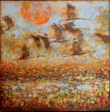 Kunst: Like the wind van kunstenaar Evelyn Hamilton
