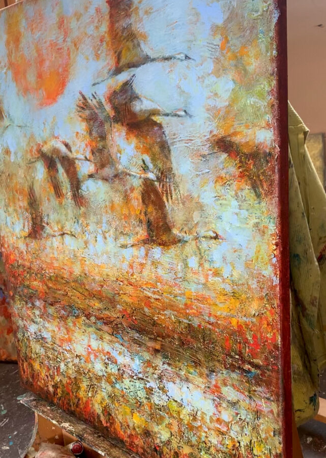 Kunst: Like the wind van kunstenaar Evelyn Hamilton