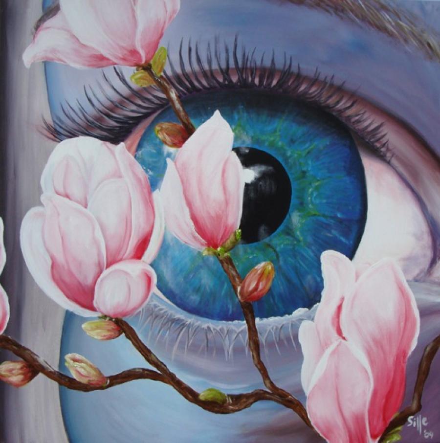 Kunst: Big eye van kunstenaar Tamara Sille
