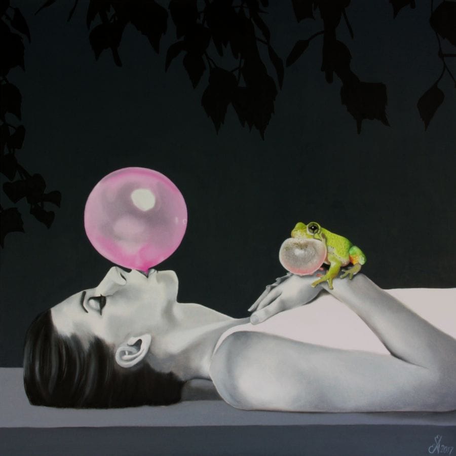 Kunst: Bubbles van kunstenaar Angelique-Mathijssen-van-den Bosch