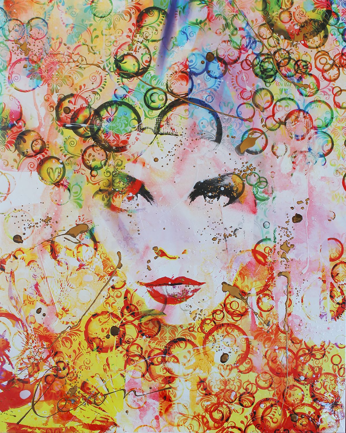 Kunst: Clea in a Bubble van kunstenaar Leon Bosboom
