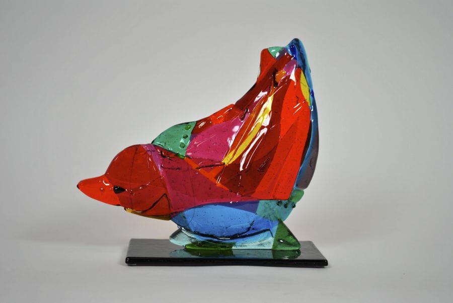 Kunst: Curious young bird van kunstenaar Angenelle Thijssen