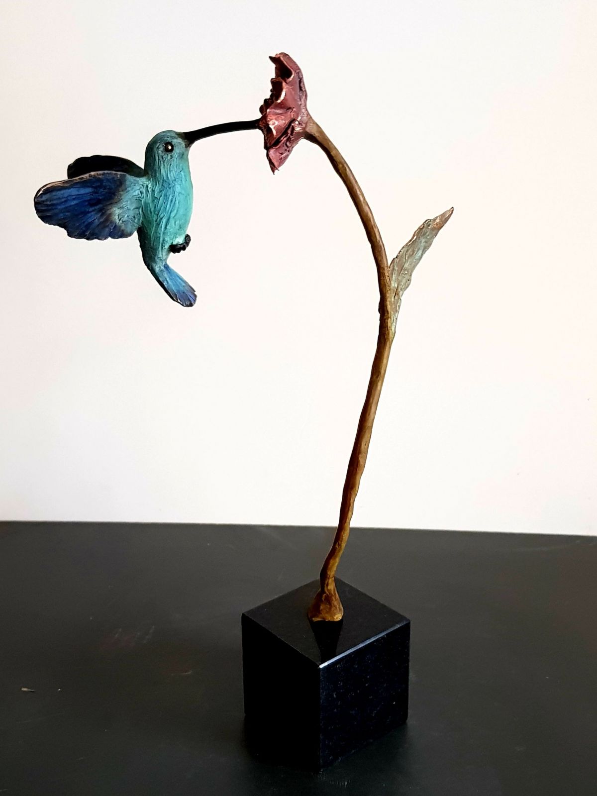 Kunst: kolibrie klein van kunstenaar Tina Lintvelt