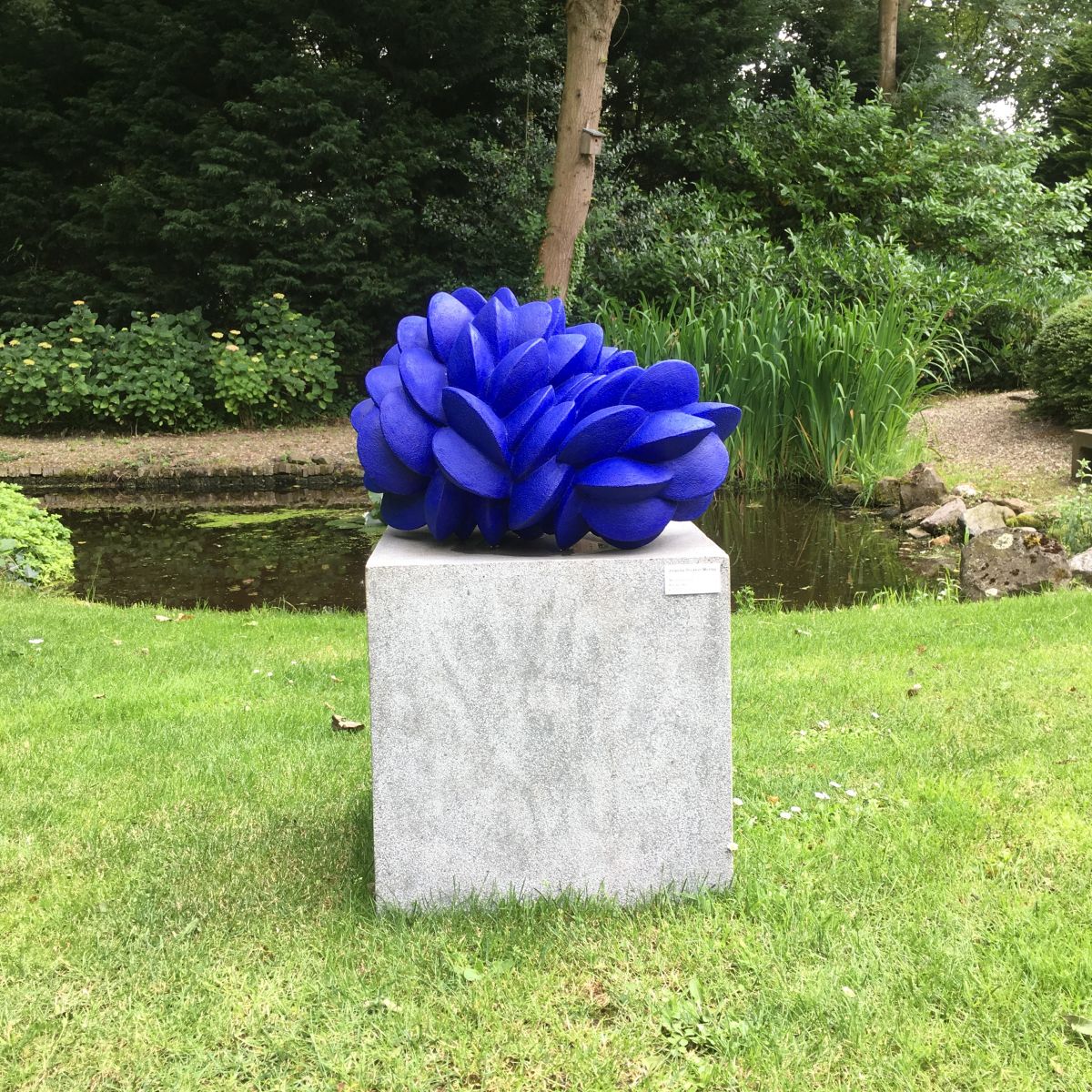 Kunst: Mossels (Blue XL I) van kunstenaar Jolanda Drukker Murray